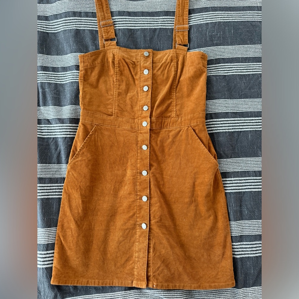 Gap Corduroy Button Up Dress - Womens Medium